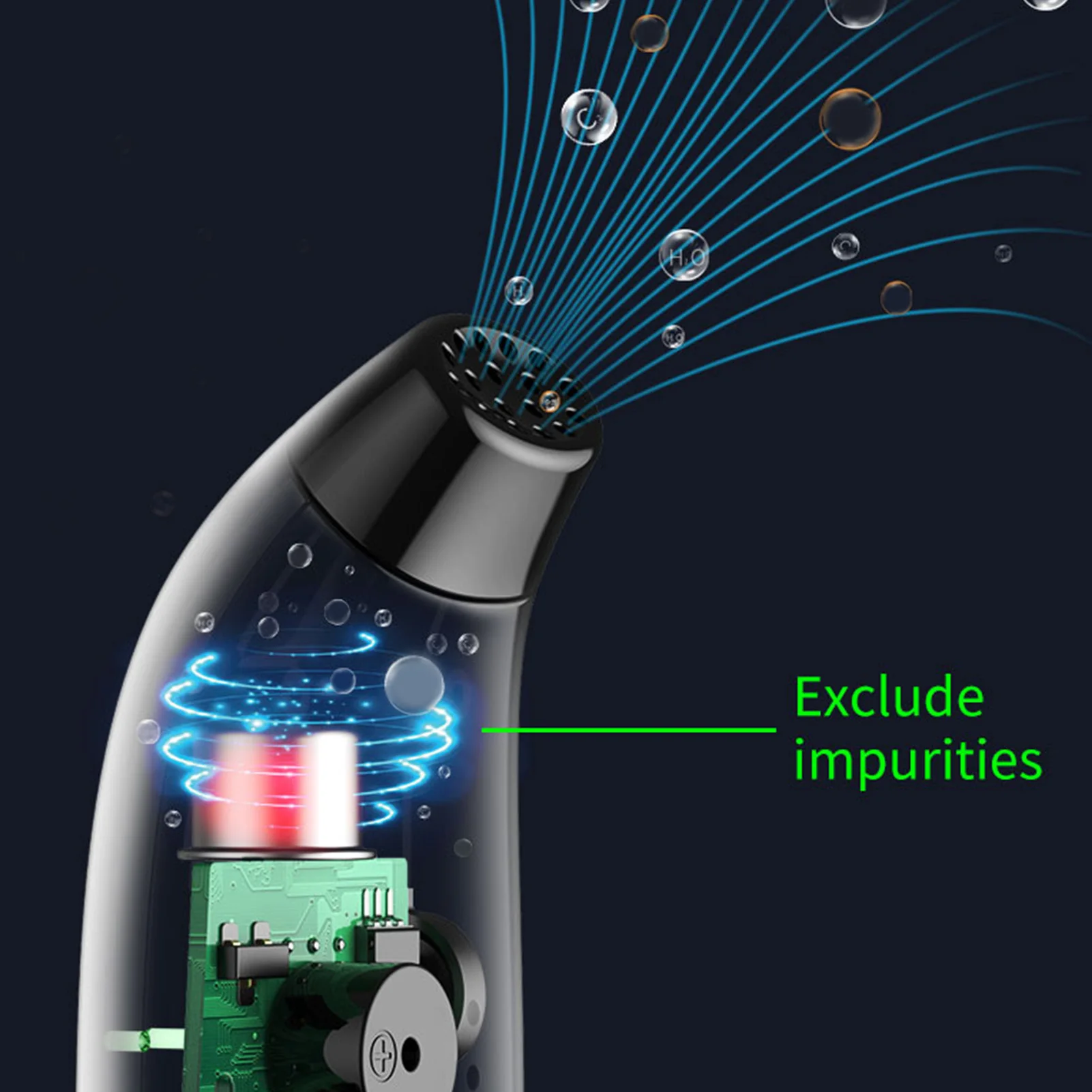 Alcohol Tester DC5V 1A Blowing Type High Accuracy Portable Alcohol  Quick Check  for Driver