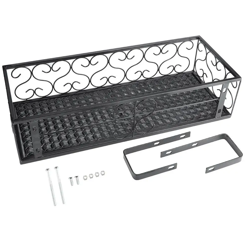 

Elevate Your Space with 19.7 x 7.9 x 4.7in Balcony Flower Rack for home Hotel Office Indoor Gardening Decor