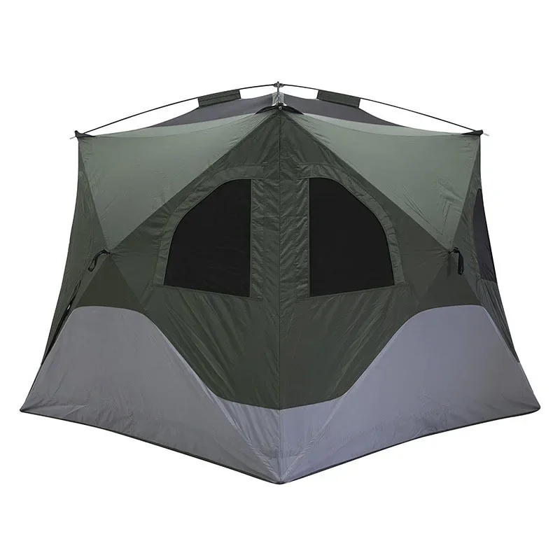 

Semi-automatic double-layer hiking tent, outdoor rainproof camping bird watching