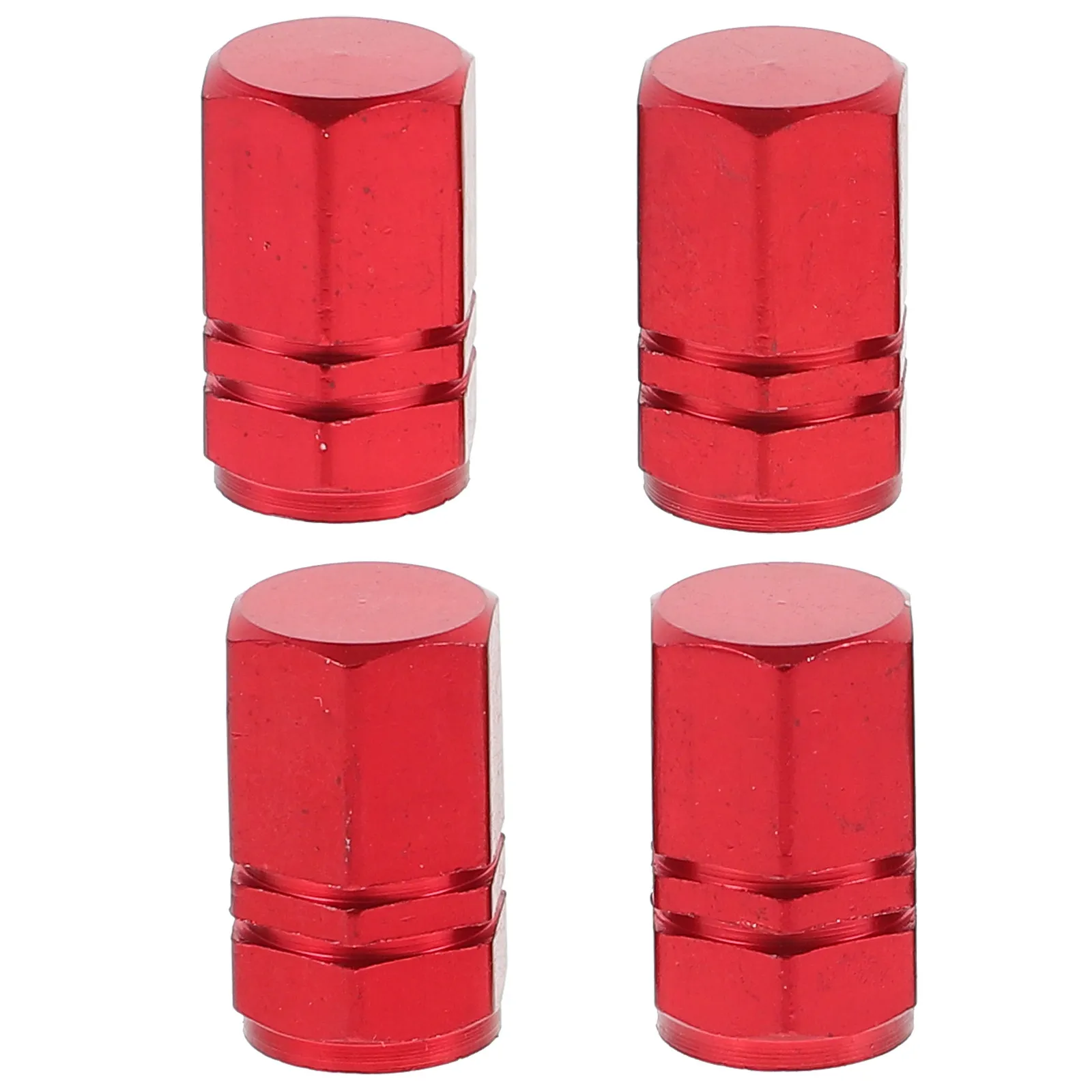 

4Pcs Aluminum Alloy Tire Stem Caps Car Truck Pickup Tyre Cover Leak Proof Dust Resistant Easy Install Heavy Duty Waterproof Long