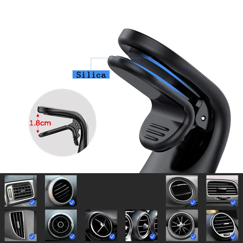 Magnetic Car Phone Holder Air Vent GPS Mount Holder For Alfa Romeo 159 156 Mito Stelvio Giulia Spider Brera Tonale Spider 4C GTA