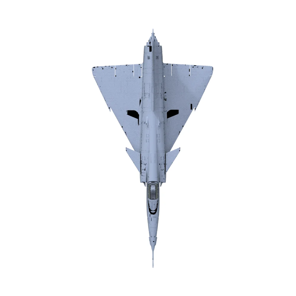 Yao's Studio LYR916 1/144 1/100 1/350 1/700 Kit de modelo militar Israel Kfir C.2 Aeronave de combate