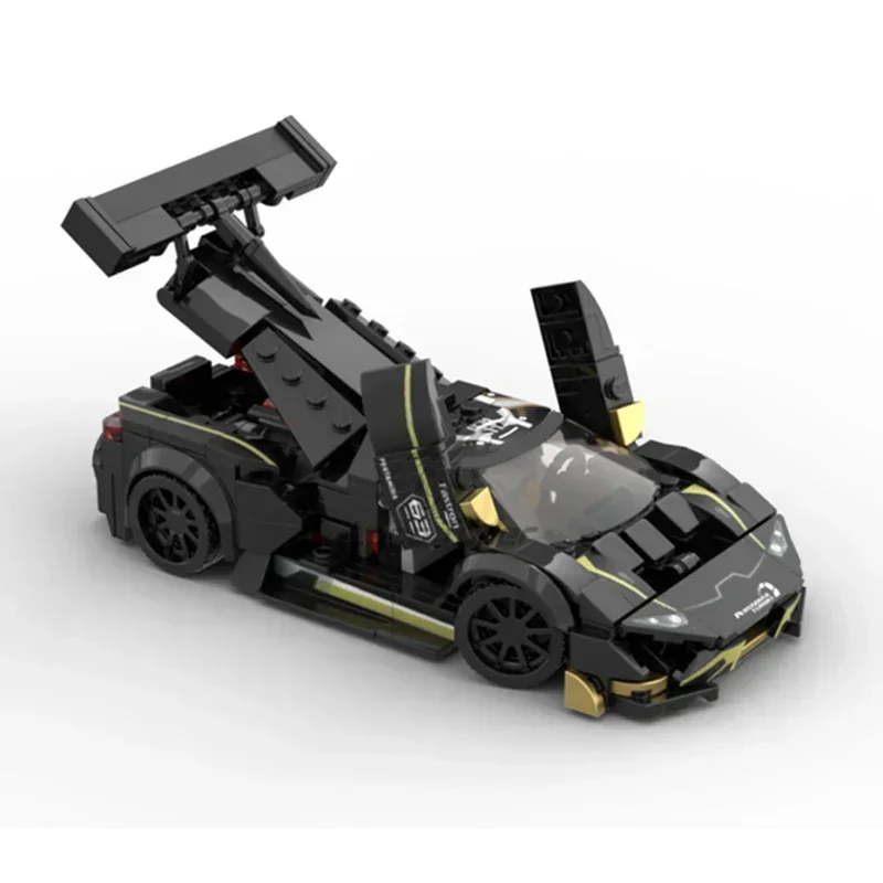 Klocki konstrukcyjne City Supercar Model Moc Speed Champion Trophy Technologia Modułowe Klocki Prezenty Zabawki Świąteczne Zestawy DIY Montaż
