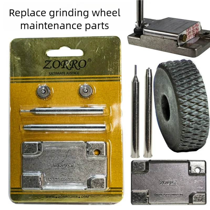 Juego de herramientas de mantenimiento para ruedas de encendedor Zippo, accesorios de repuesto para ruedas de encendedor de diamante y ruedas de lijado/esmerilado.