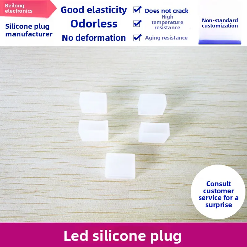 

Soft Silicone Plugs for LED Light Strips - 12MM Silicone End Caps, LED Sleeve Light Strip Plugs & Accessories