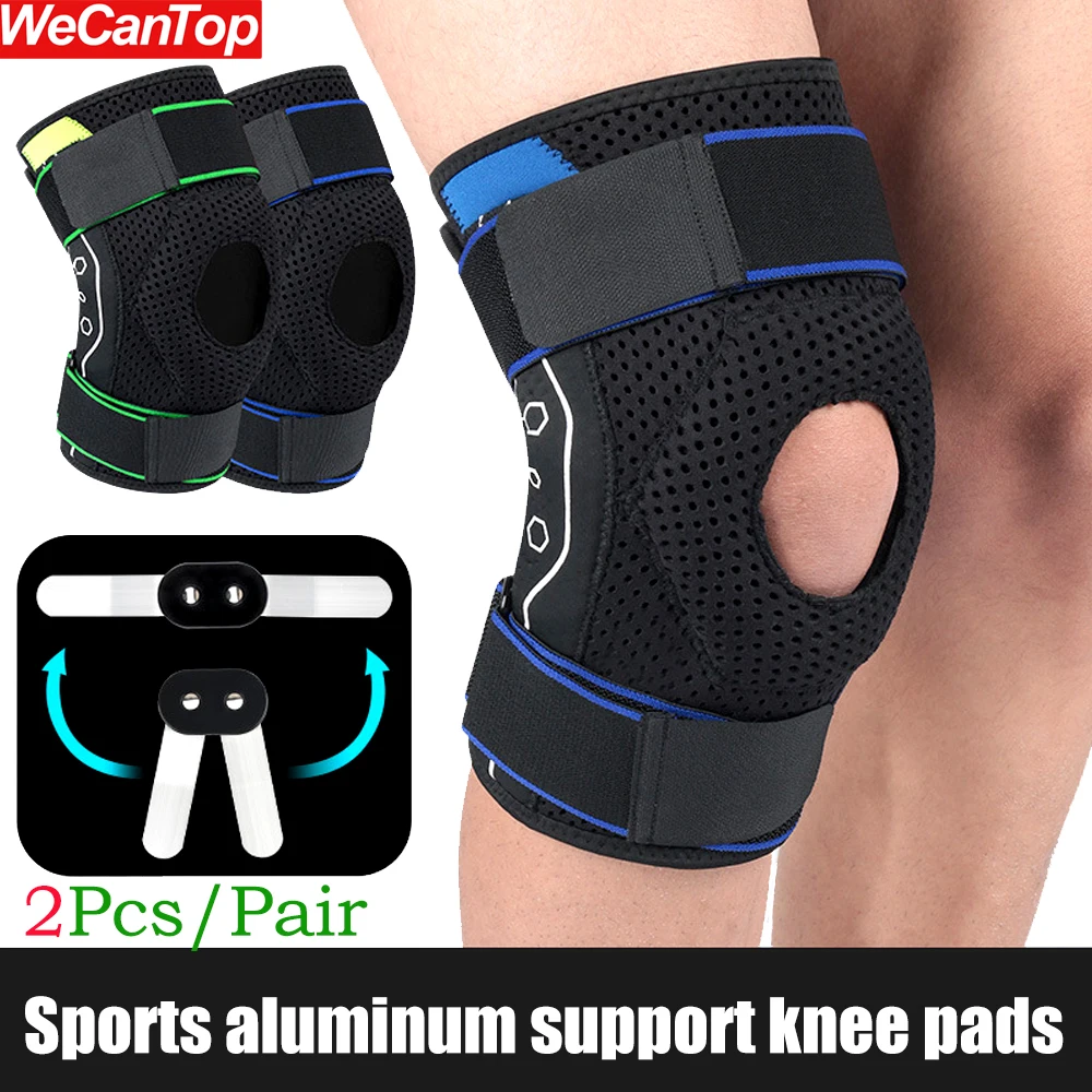 1Pair Professional Hinged Knee Braces Sleeves Support with Side Stabilizers & EVA Pads,for Knee Pain,Arthritis,Joint Pain Relief