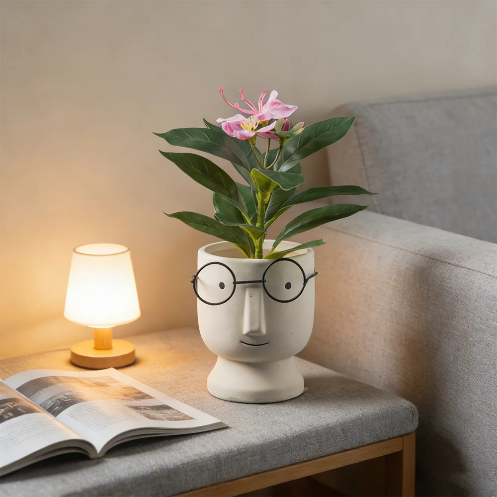 21-40 cm große künstliche Azaleenblüten, künstlicher Ficusbaum, künstliche Magnolienzweige, tropische Kunstbanyanblätter für die Dekoration von Zuhause und Büro – Detail 5