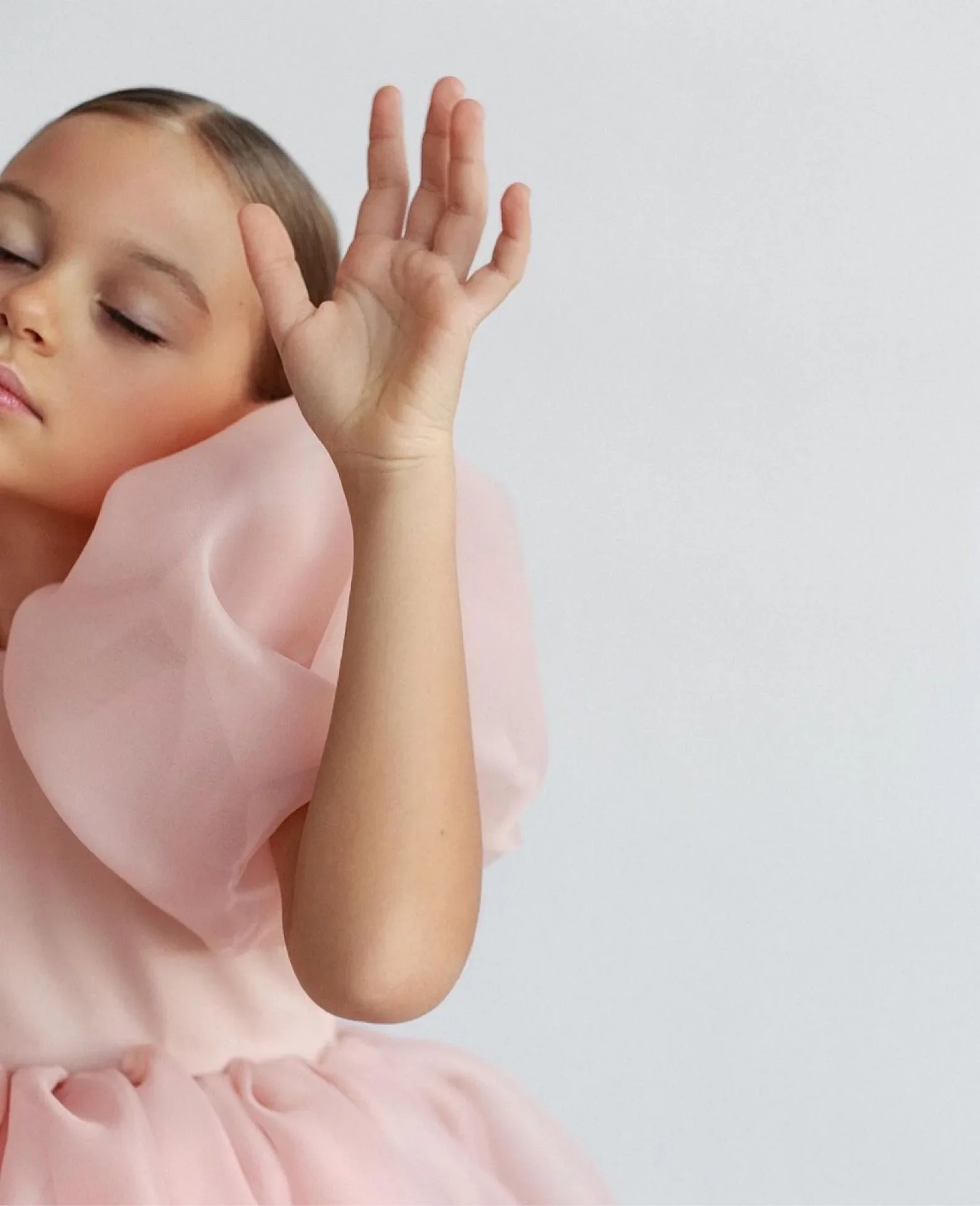 Tulle Child Vestido Puff Sleeve Vintage Dress Fashion Girl Princess Pink Wedding Party Birthday Tutu Dress Kids Clothes 1-10Ys