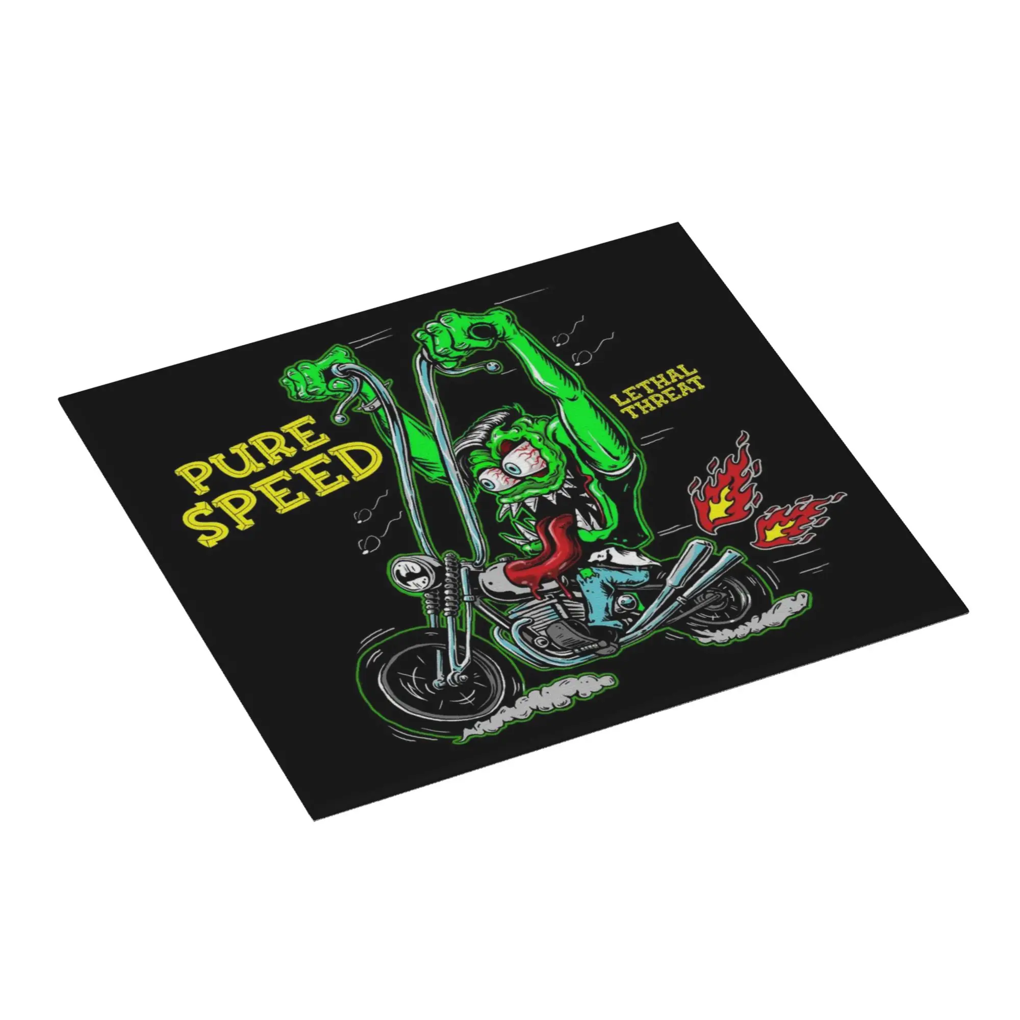 Rat Fink Animation Anime Cartoon Non Slip Kitchen Counter Protector Mat Barware Tableware Reusable Drying Mat For Kitchen