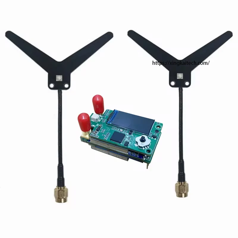 

FPV VRX Module 1.2/1.3GHz 9-Channel High-sensitivity Analog Dual Antenna Video Receiving Module Compatible With DJI Goggles V1V2