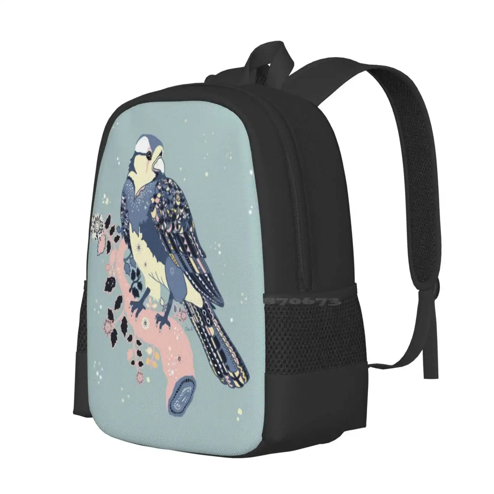 Sweet Robin-mochila moderna con ilustración artística de naturaleza, gran oferta, bolsos de moda, bosque dulce, Flora botánica, flores, árbol