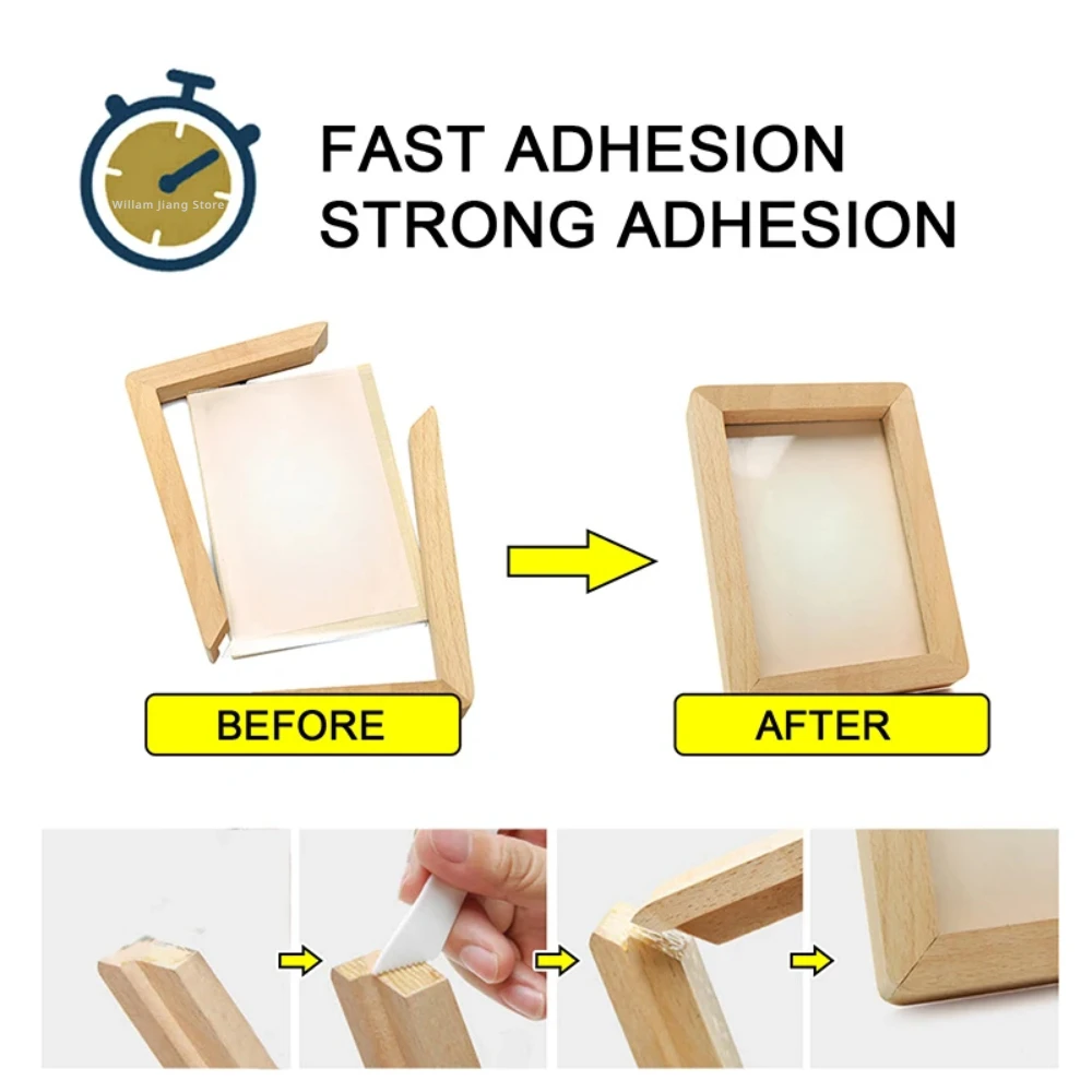 صمغ سائل فائق للخشب لاصق إيبوكسي ، شفاف فوري ، راتنج إيبوكسي ، متجر قرطاسية ، مطاط ، 1 ، 3 ، 6 ، 12 قطعة