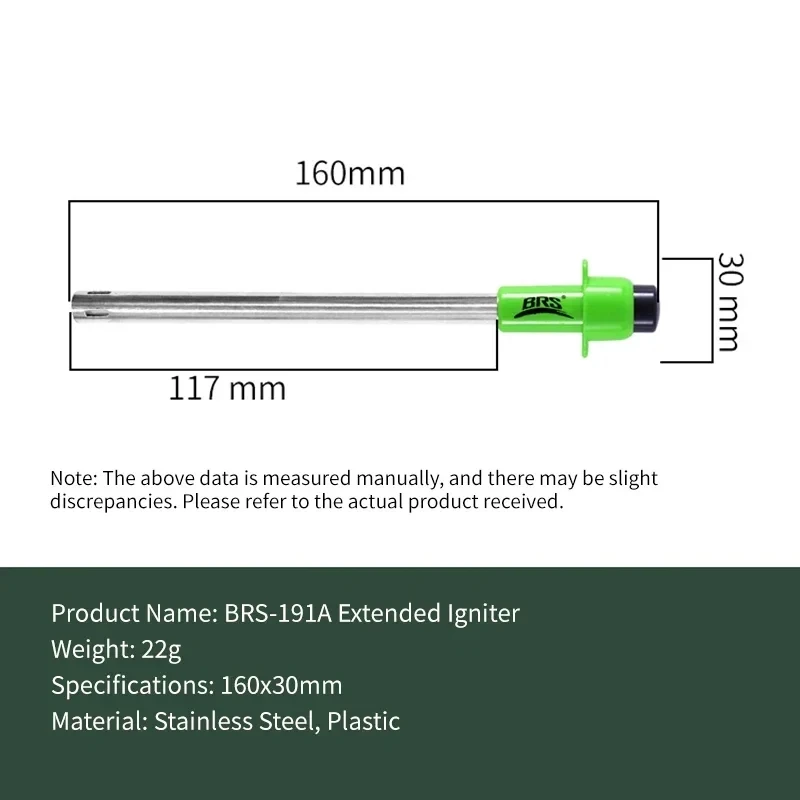 BRS-191A Outdoor Camping Equipment Gas Stove Igniter Version Extended Lighter Electronic Ignition