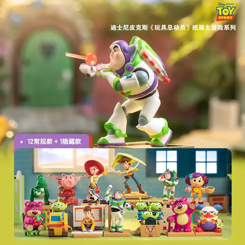 POP MART Disney/Pixar Toy Story Karton Adventure Series Blind Box Speelgoed Kawaii Anime Action Figure Mystery Box Poppen Meisjes Gift