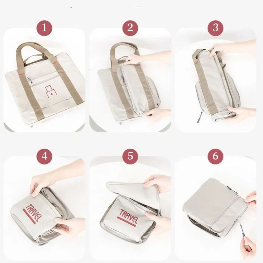 Borsa per l'organizzazione di abbigliamento in tessuto Oxford Borsa da viaggio portatile di grande capacità Borse Borsa da viaggio impermeabile unisex