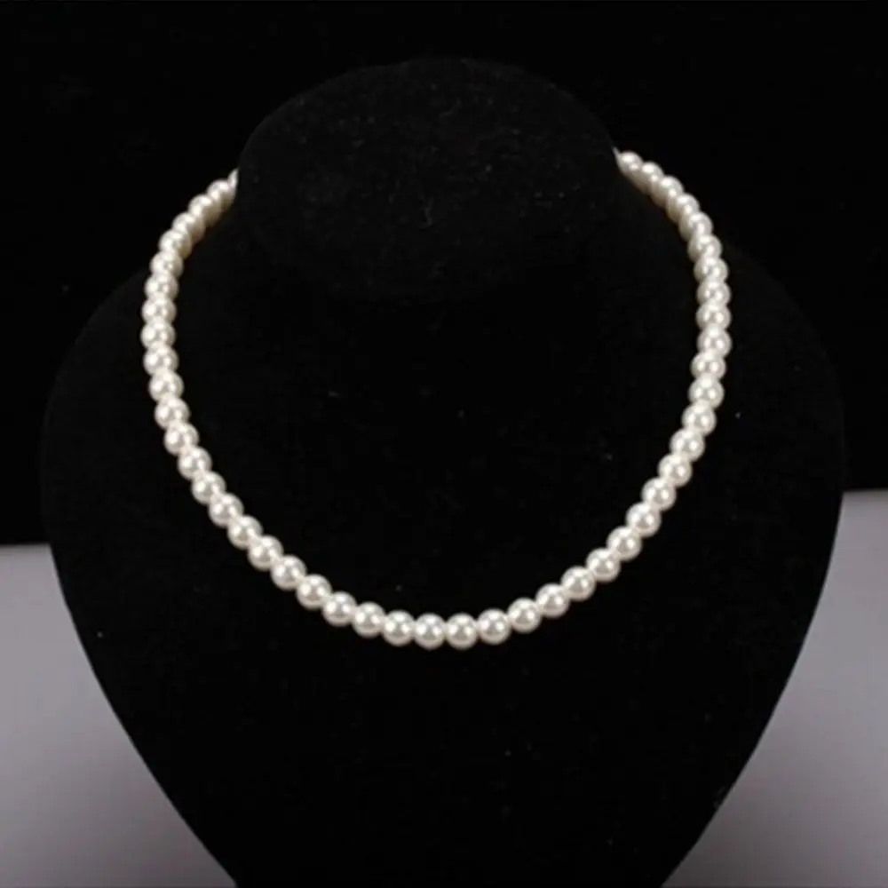 Genuine White Oblate Cultured 7-8mm Necklace Freshwater Pearl