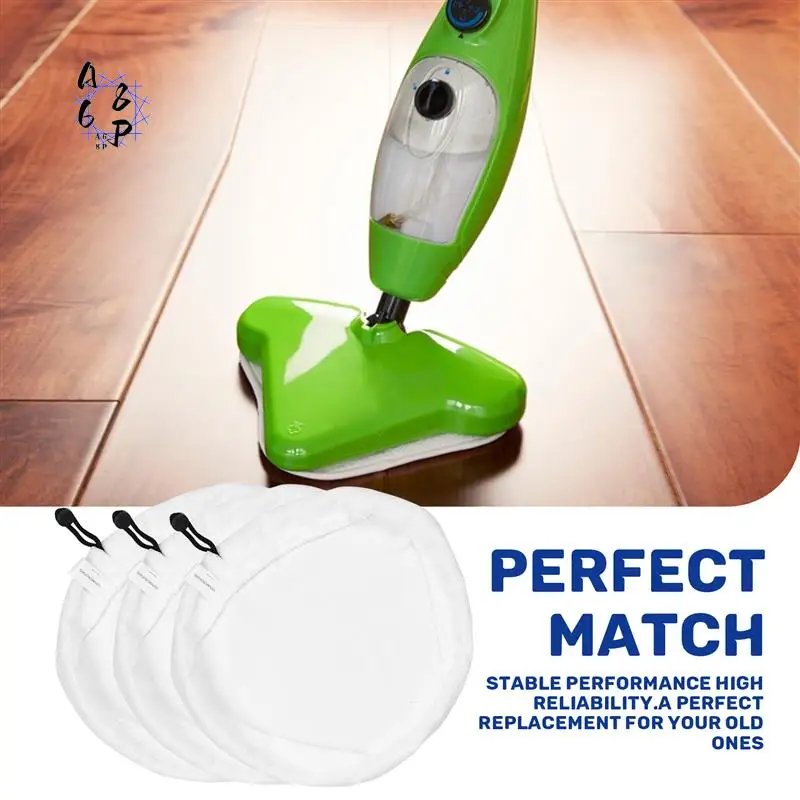 

A68P-8 шт. ткань из микрофибры, чистящая подушечка для пароочистителя H2O X5, швабра для пола, пароварка, очиститель с тройными углами, замена