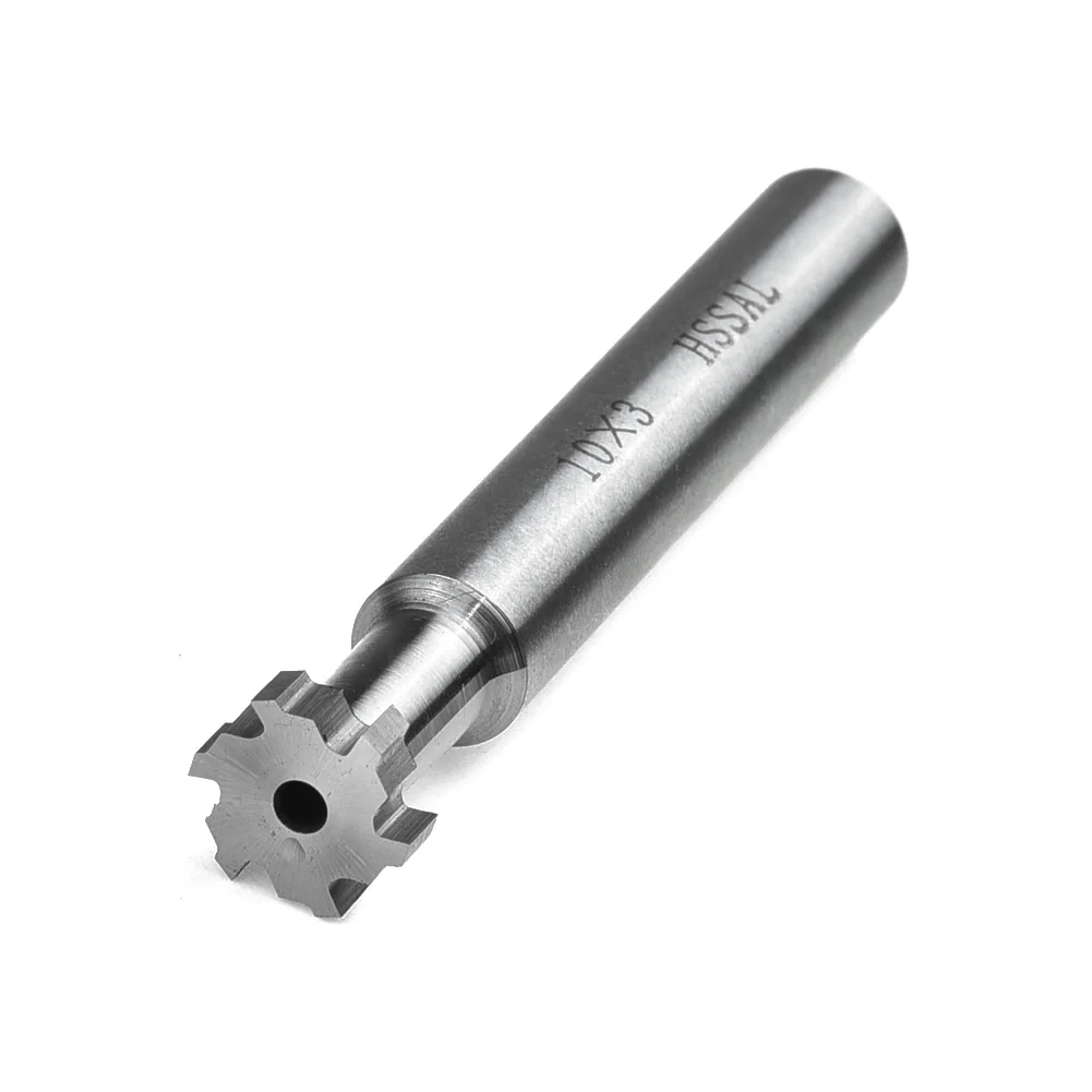 Drill T-Slot Head Cutter Tip Engraving Milling Diameter 10mm*3mm Router Bit Tool HSS Shank End Mill Metal working