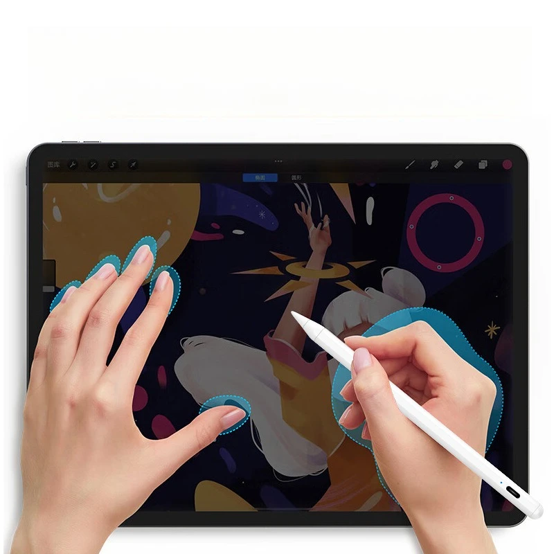 Емкостная ручка для Apple IPad с функцией отклонения ладони, сенсорная работа