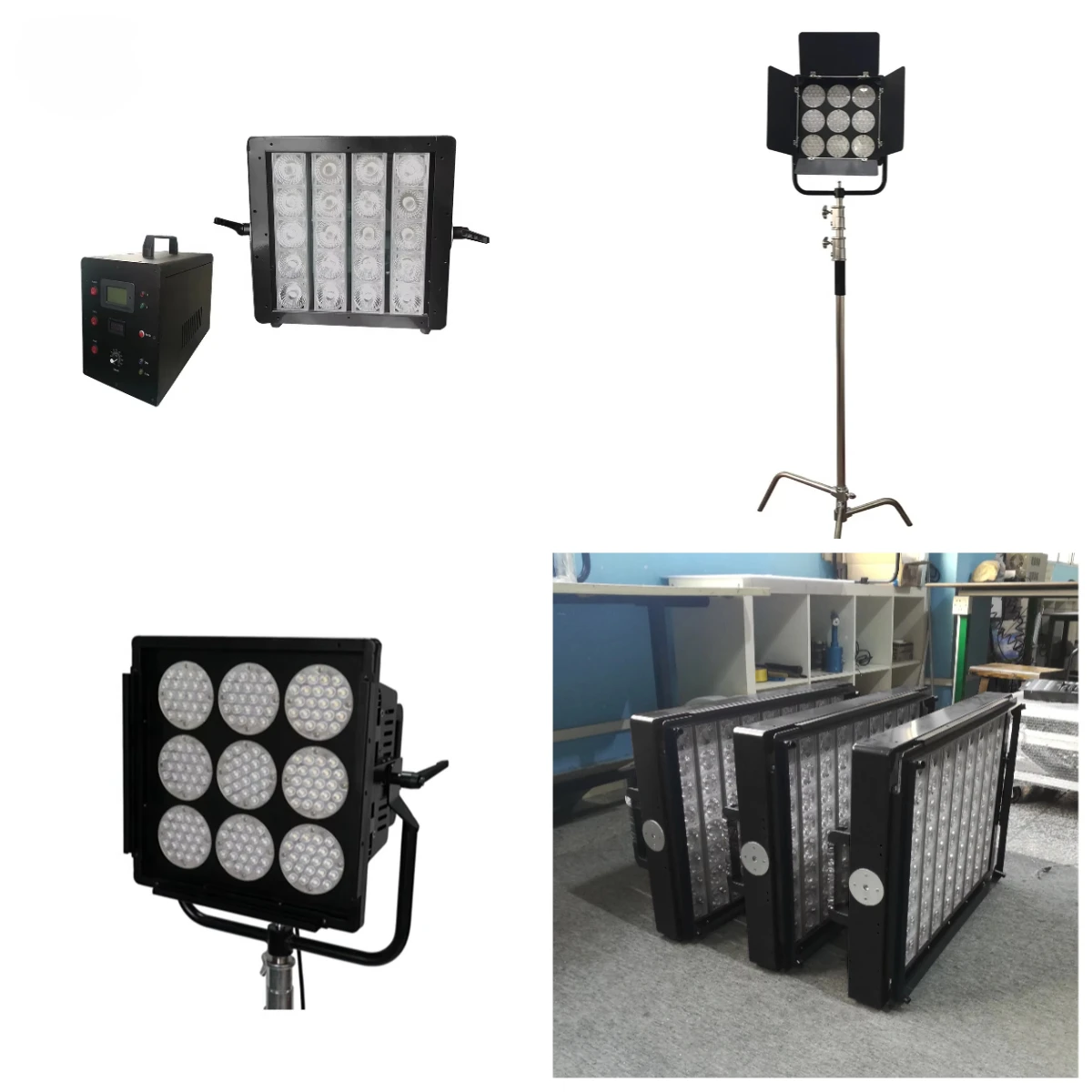 

High Power Bi Color 2000W 1000W Led Photography Light Camera Television Movie Video Shooting Broadcast Film Studio Light