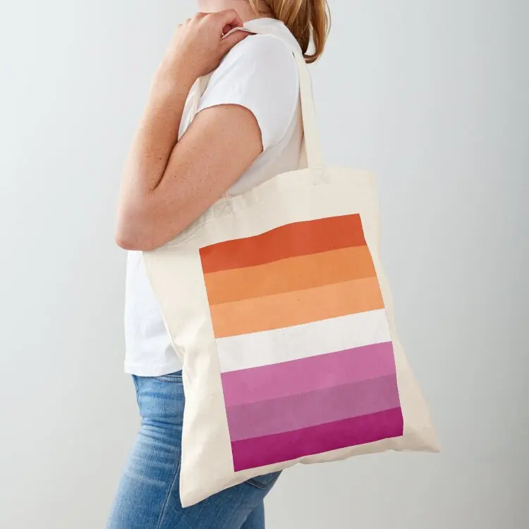 New lesbian flag expanded Tote Bag Cloth bag canvas tote bag the tote