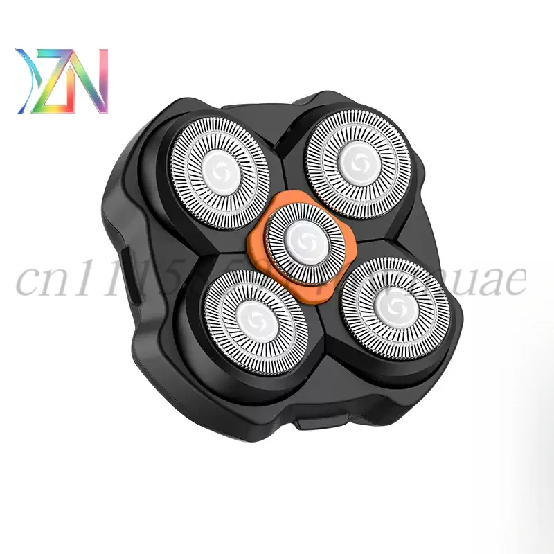 For York Men's Five Blade Accessories for Shaving Head with Magnetic Blade, Silent and Portable Electric Haircut Spare Blade