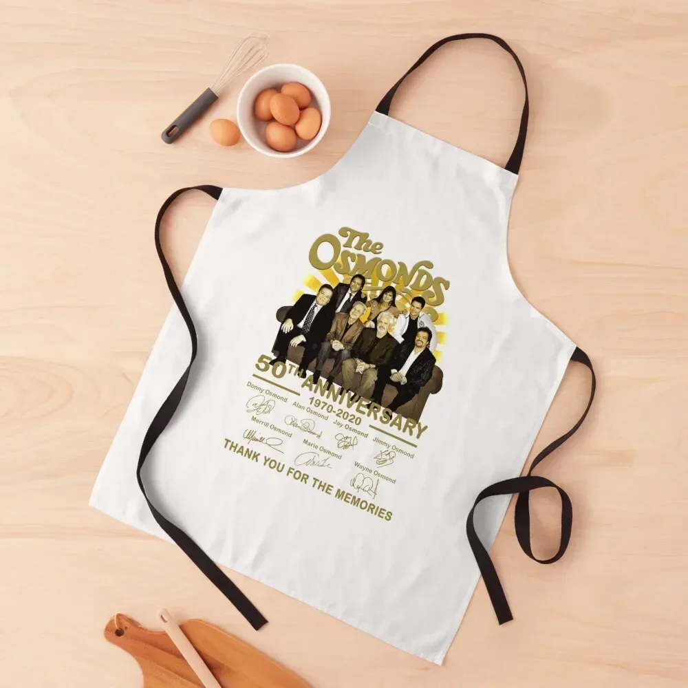 

Funny 50Th Anniversary 1970 2020 The #Osmonds American Apron Useful Things For Kitchen Customizable Woman chef costume Apron