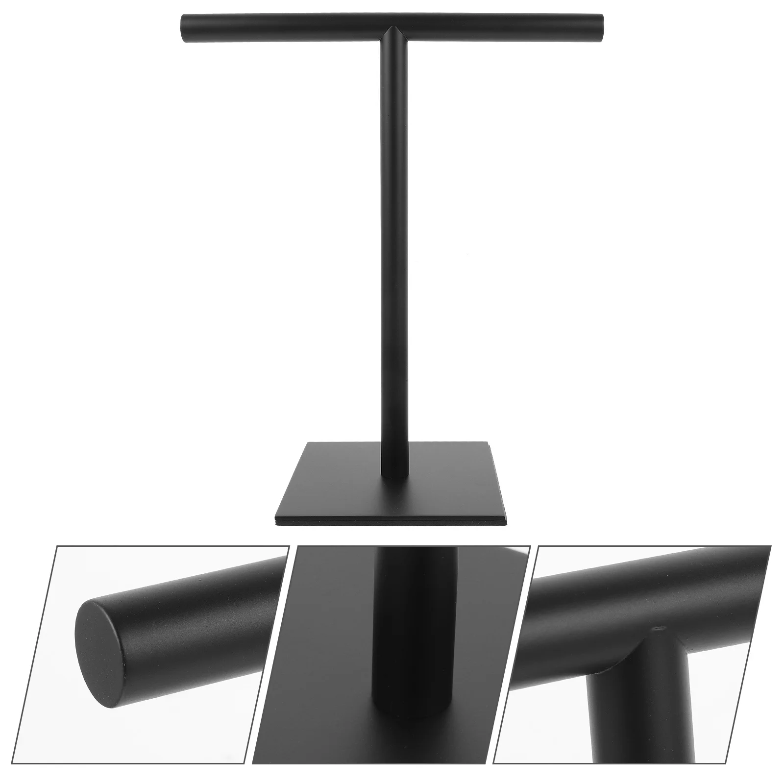 1pc portasciugamani in acciaio inossidabile supporto da appoggio base a forma di T senza trapano bagno cucina portasciugamani Vanity da tavolo