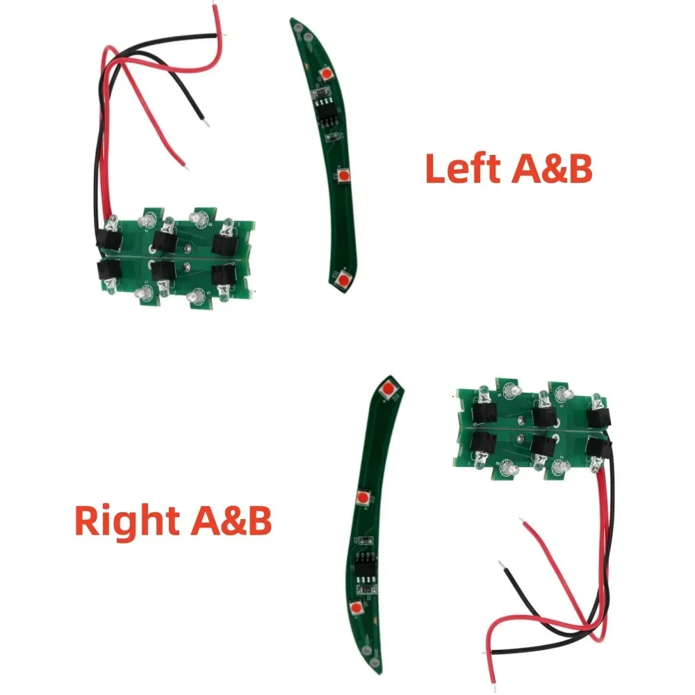 A Full set inner and outer Tail Light Repair Chip Boards 7162209 7162210 for BMW X3 e83 LCI 2007 2008 2009 2010 7162213 7162214