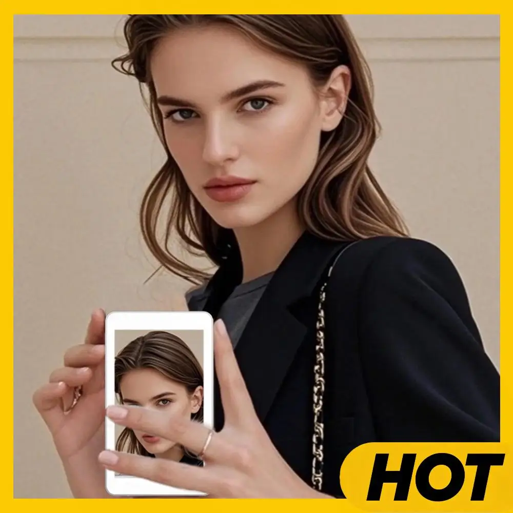 

Magnetic Phone Vlog Selfie Monitor Screen Back Camera Selfie Monitor (White)