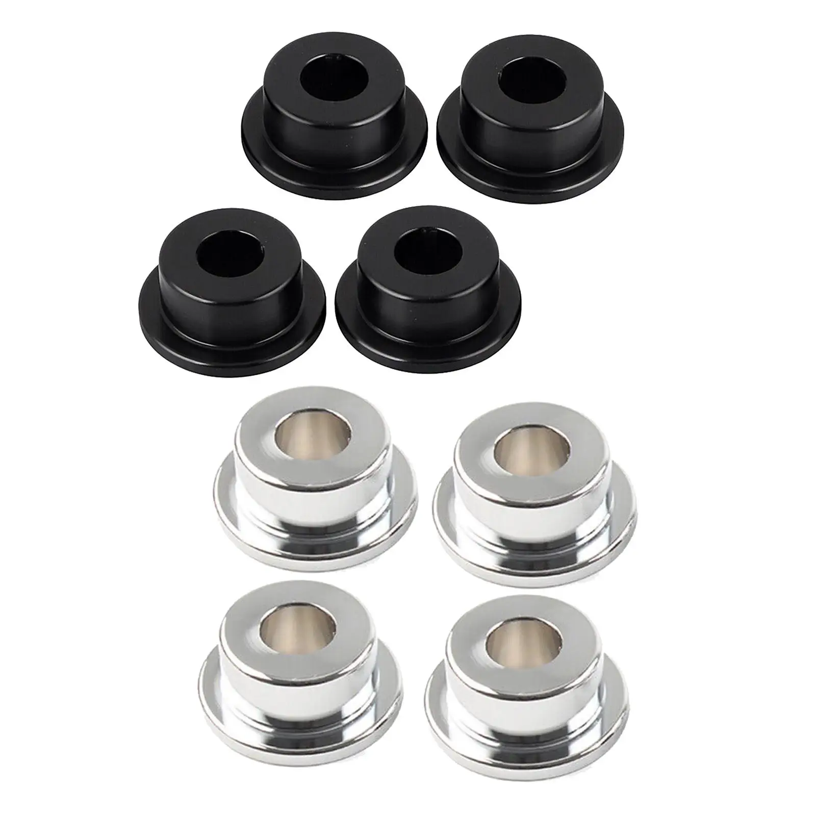 

4Pcs Handlebar Riser Bushings Solid Aluminum Spare Parts for Harley Sportster Except 04-up Sportster Dyna FX Durable