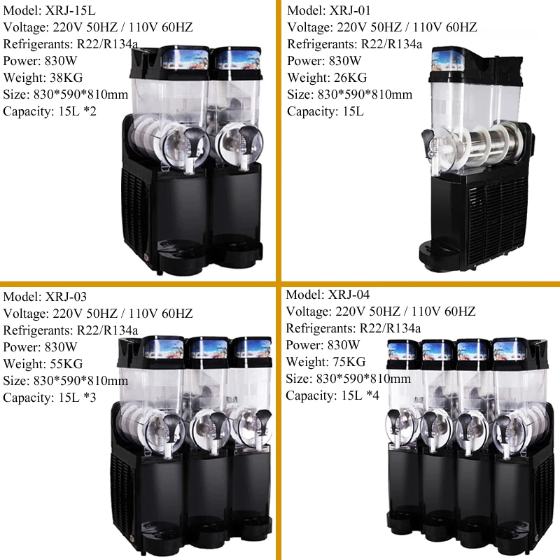 High Quality Frozen Beverage Slush Machine Commercial Multifunctional Ice Cream Machine