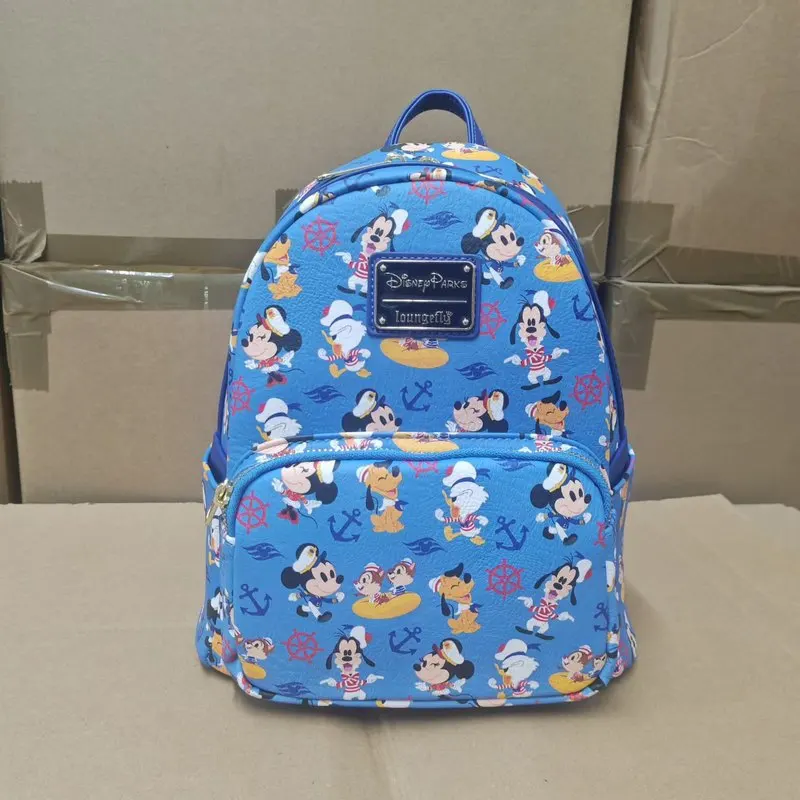 

2025 Minnie Mickey Donald Duck Mini Backpack Elementary School Shoulder Bag Backpack Girl Outdoor Leisure Bag Girl Xmas Gifts