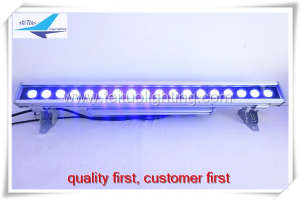 RGBWA LED Wall Stage Lamp 18*15w Effect Wash Light Outdoor Linear Wall Washer IP65 Led Wall Washer Light