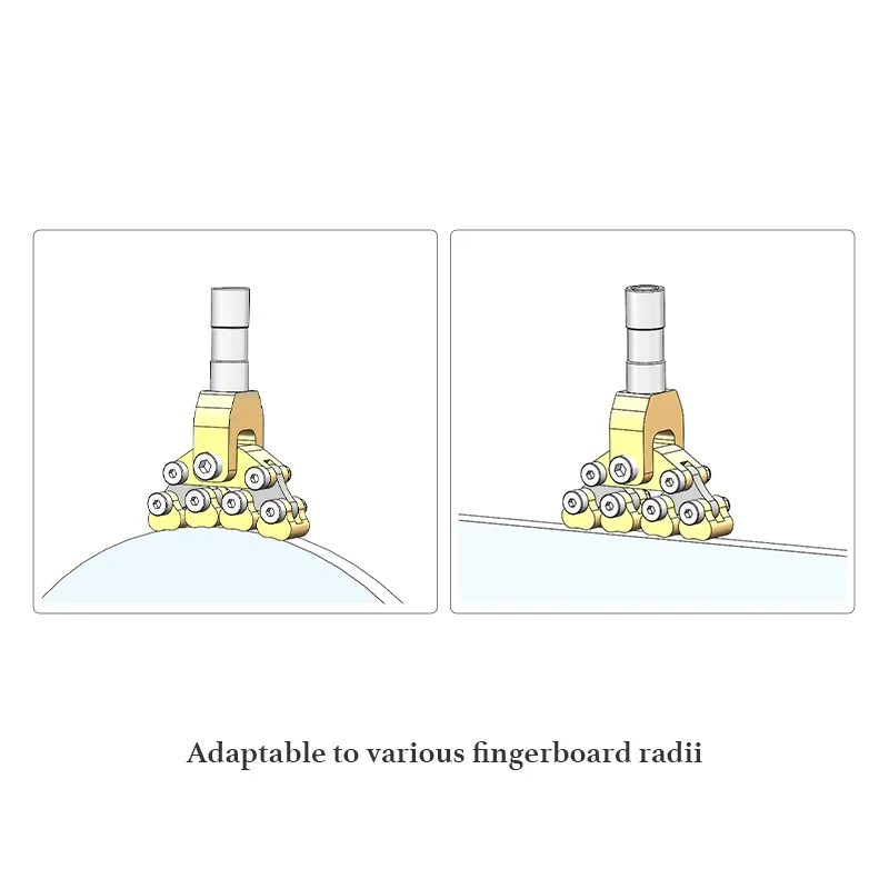 أداة ضغط الحنق الكسورية V3، أداة ضغط نصف القطر ذاتية التكوين، مصممة لتركيب الجيتار، فكي الحساء ماك 1 و 2