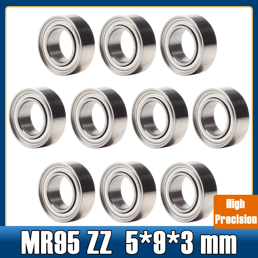 

MR95ZZ Bearing ABEC-5 ( 10 PCS ) 5*9*3 mm Miniature MR95Z Ball Bearings MR95 ZZ L-950ZZ