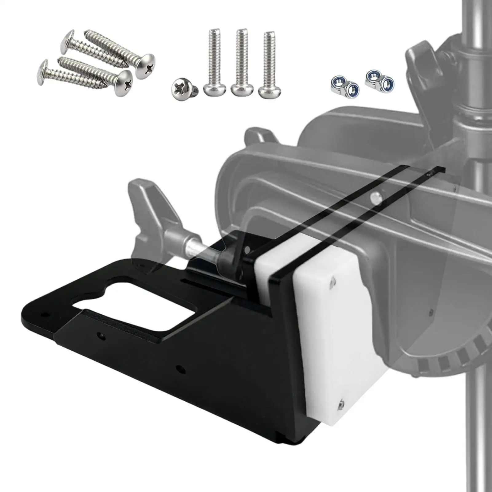 

Kayak Motor Mount Quick Release Inflatable Kayak Trolling Motor Mount Noise Reduction Stabilizer for Marine Boat Outdoor Raft