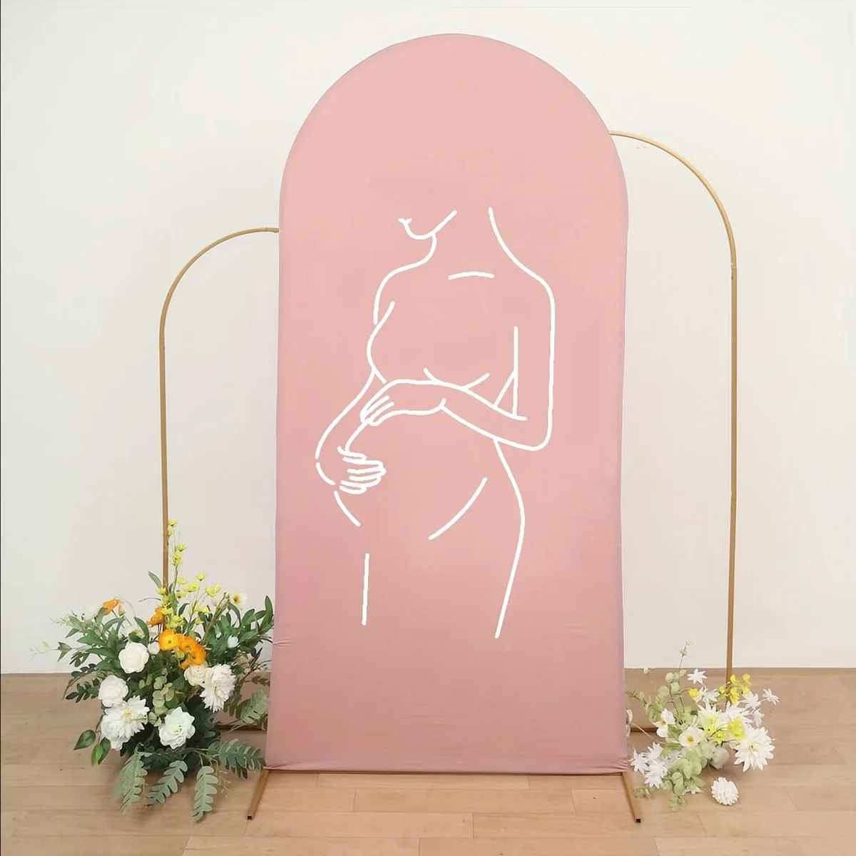 Gender Revealing Party Decoration Pregnancy Wall Stickers Suitable For Living Room And Bedroom,Easy To Disassemble,Self Adhesive