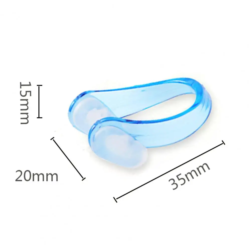 Swim Nose Clip No Deformation Swim Nose Clip with Waterproof Pad High Strength Mini Swimming Nose Clip Swimming Accessory