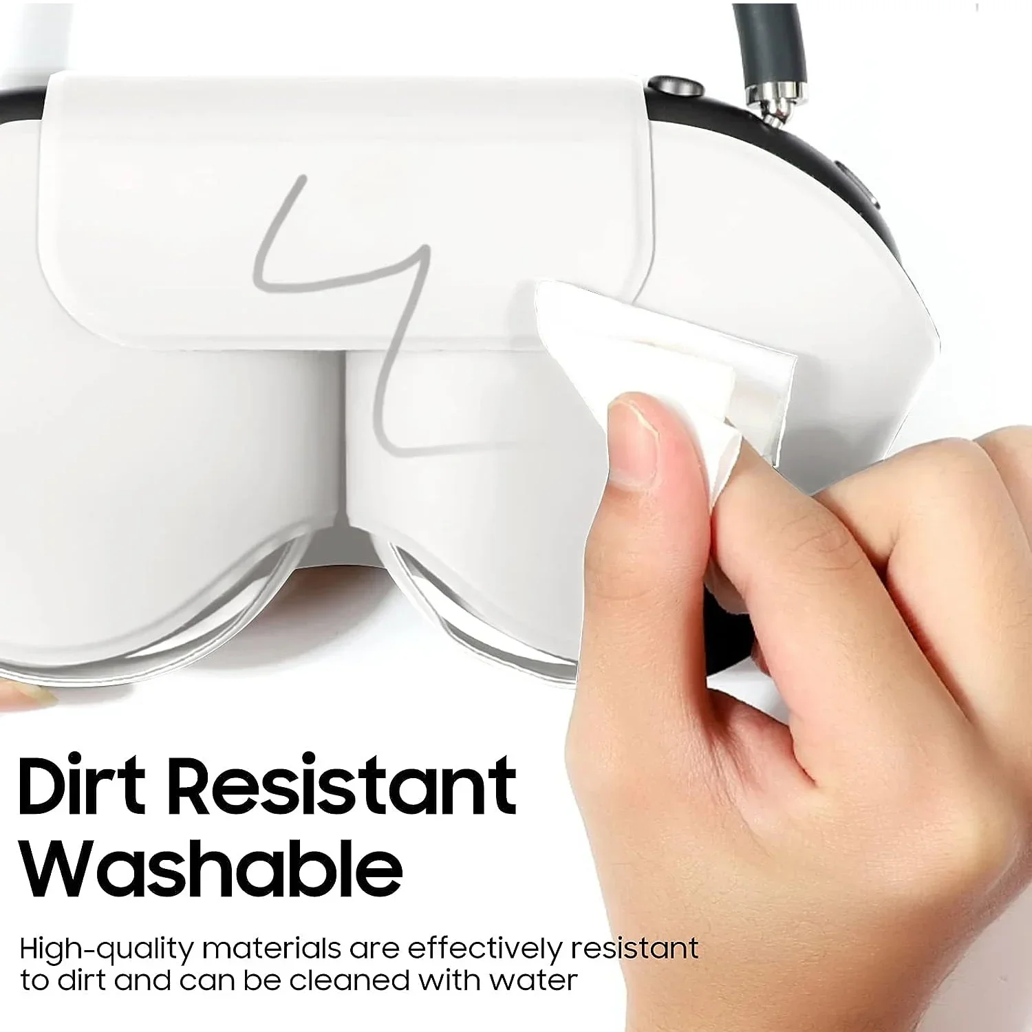 Słuchawki Inteligentne wyłączenie zasilania Osłona ochronna Miękkie etui ze skóry PU Akcesoria do słuchawek Odpowiednie do słuchawek AirPods Max