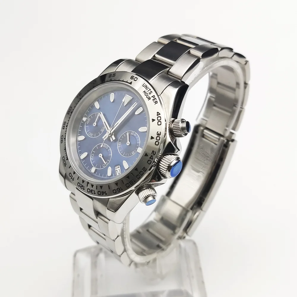 2023 New VK63 Men\'s Quartz Watch, Classic, Business, Sapphire, Stainless Steel, Waterproof, Luminous Watch, Display Calendar