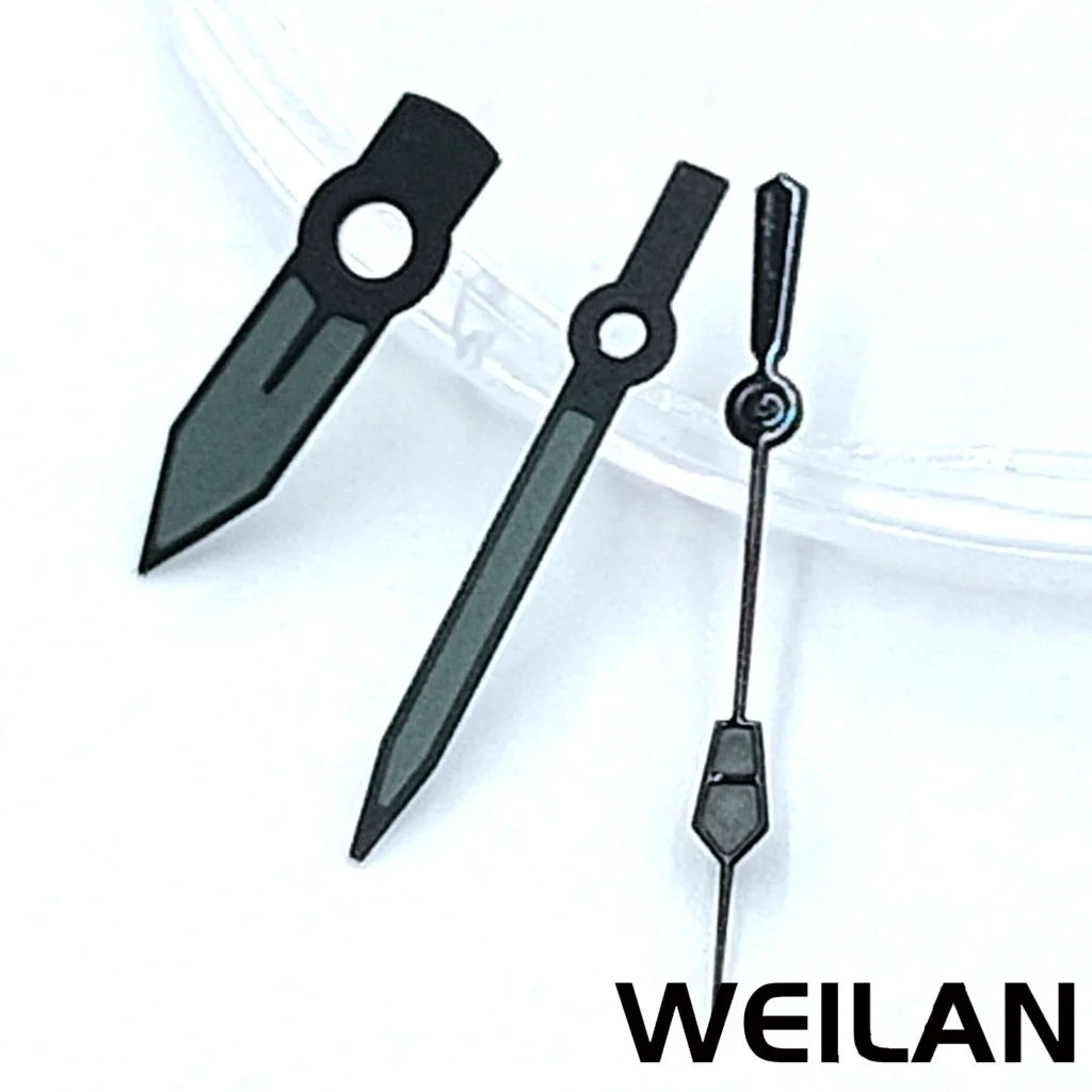 Silver Black Watch Hands Luminous Fit NH35 NH36 7S26 7S36 4R35 4R36 Movement