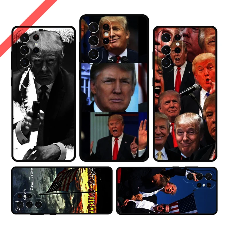 Republican President Donald Trump Building Phone Case For Samsung S20 FE S21 S10 S23 Plus S24 S22 Ultra Coque Note20 S9 S8 Cover