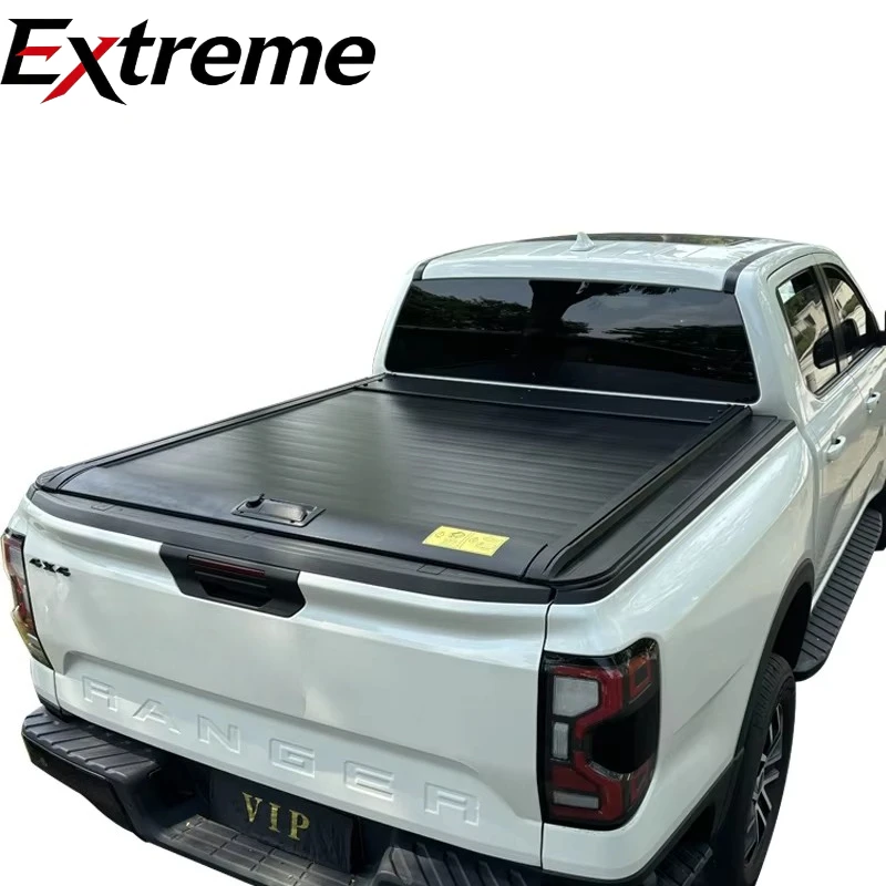 Pickup Truck Bed Cover Retractable Aluminum Alloy Tonneau Cover F150 for gmc sierra New Roller Lid ford Ranger tacoma
