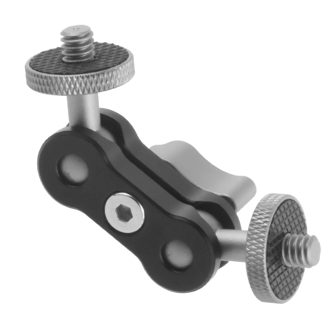 Dual Ball Head Magic Arm Swivel Mount Adapter mit 1/4'' Schraube für DJI OSMO360 für DSLR Kamera Video Monitor Licht Mikrofon Halterung – Detail 3