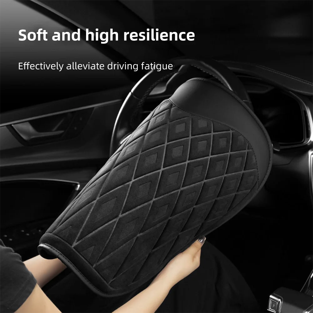الخريف والشتاء وسادة مقعد السيارة الفانيلا أفخم الدافئة لينة غطاء مقعد السيارة لأودي A1 A3 A4 A5 A6 A7 A8 السيارات كرسي بطانة حماية #6