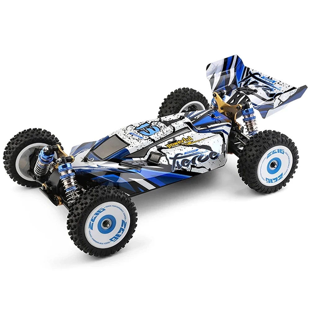 WLtoys New 124017-V8 RC Racing Car 1/12 2.4G 4WD 75km/h High Speed Brushless Motor Metal Chassis RTR Fast Remote Control Truck