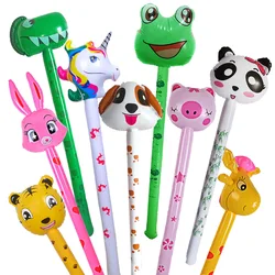 Inflatable Animal Sticks Animal Theme Inflatable Toy Unicor Dog Giraffe Balloon Sticks Inflatable Hammer Animal Birthday Party