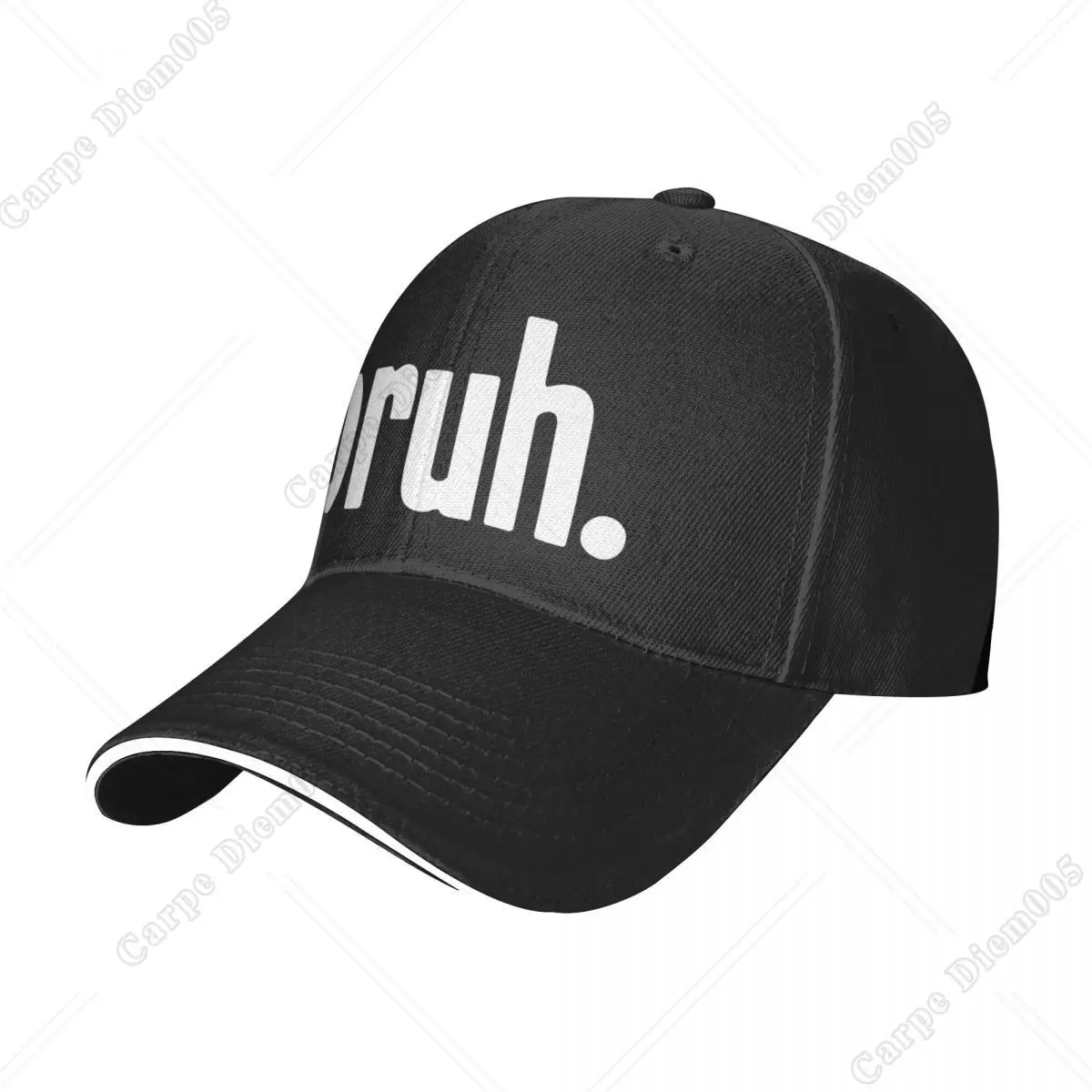 Bruh Baseball Cap Funny Summer Hat Fashion Beach Golf Hat Female Men's Cap All Seasons for Outdoor