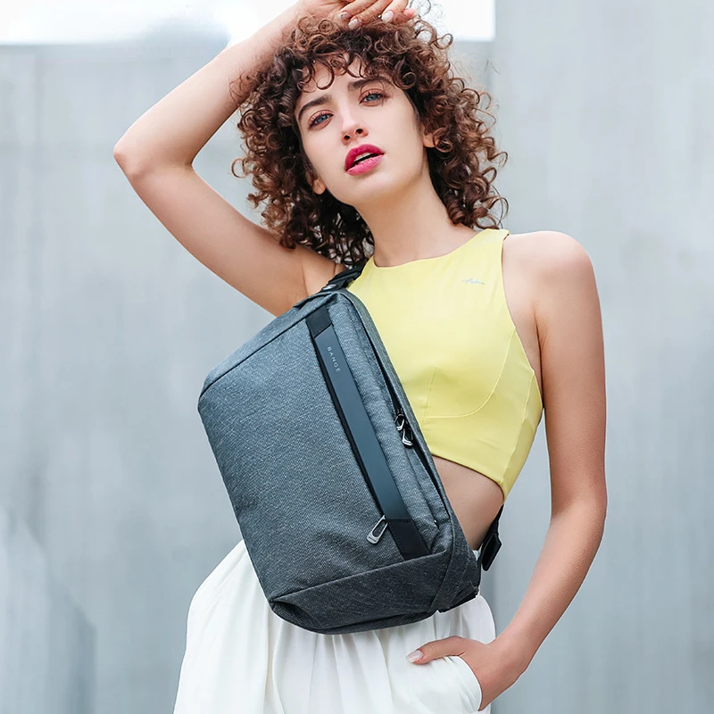 Borsa a tracolla singola da uomo Chikage borsa a tracolla impermeabile di tendenza alla moda borsa portatile Unisex leggera di grande capacità